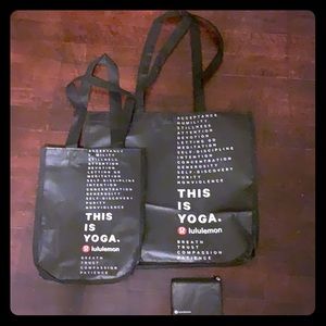 3 Black Lululemon Bags